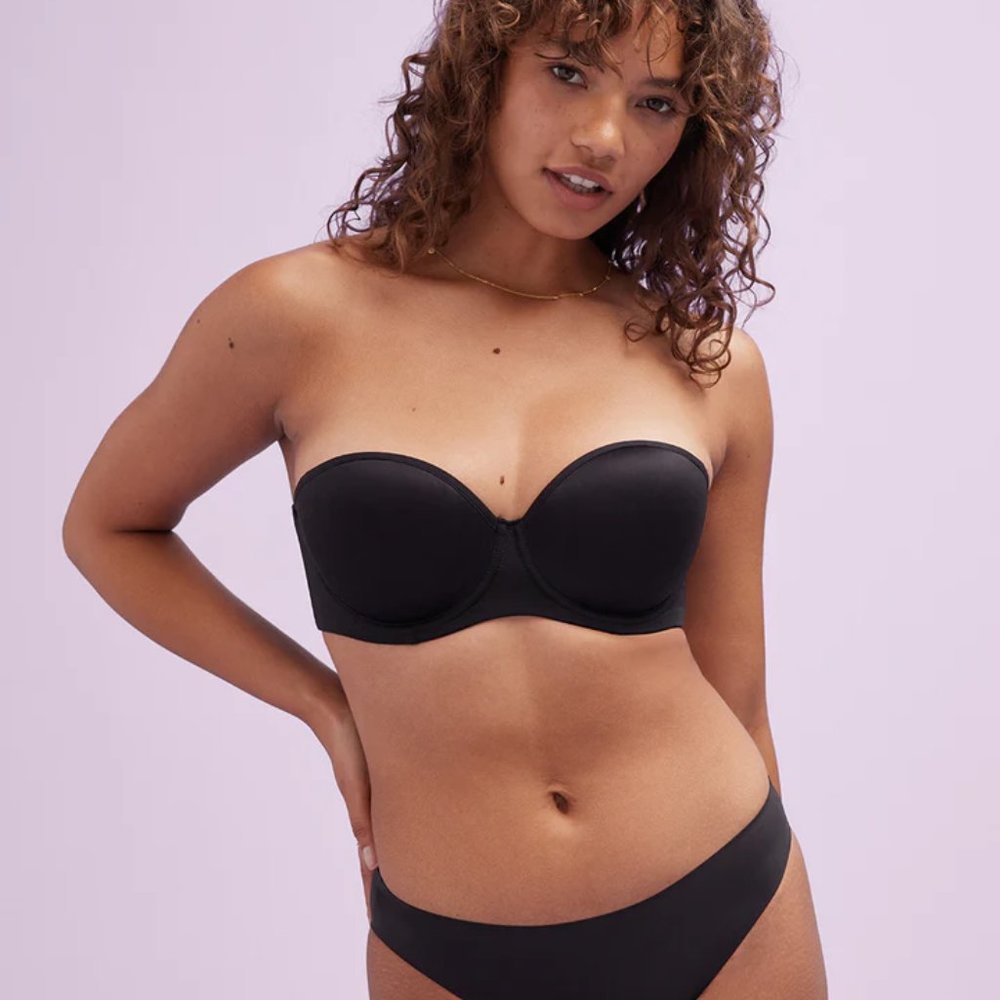 Third Love - 24/7® Classic Strapless Bra - Black - NWOT